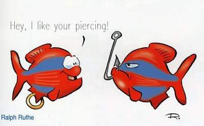 Fish piercing